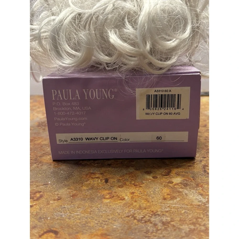 Paula Young A3310 Wavy Clip On Color 60 Average No Clips